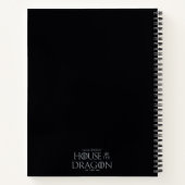 HOSE OF THE DRAGON | Silver Dragon Crest Notitieboek (Achterkant)