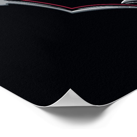 HOSE OF THE DRAGON | Silver Dragon Crest Poster (Hoek)