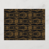 HOSE OF THE DRAGON | Targaryen Stripe Pattern Briefkaart (Voorkant)