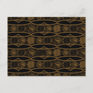 HOSE OF THE DRAGON   Targaryen Stripe Pattern Briefkaart