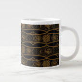 HOSE OF THE DRAGON | Targaryen Stripe Pattern Grote Koffiekop (Rechts)