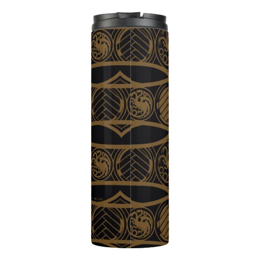 HOSE OF THE DRAGON | Targaryen Stripe Pattern Thermosbeker (Achterkant)