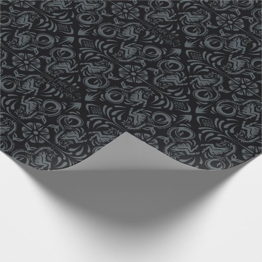 HOSE OF THE DRAGON | Velaryon Diamond Pattern Cadeaupapier (Hoek)