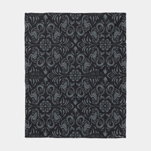 HOSE OF THE DRAGON | Velaryon Diamond Pattern Fleece Deken (Voorkant)