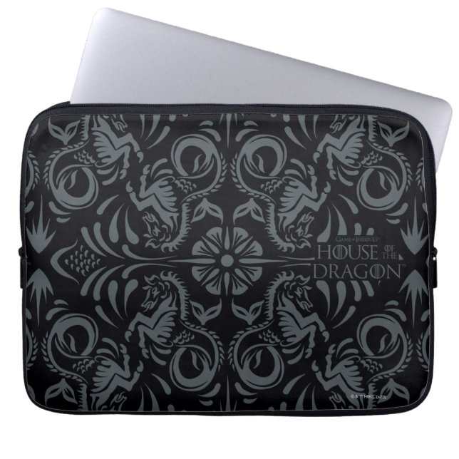 HOSE OF THE DRAGON | Velaryon Diamond Pattern Laptop Sleeve (Voorkant)