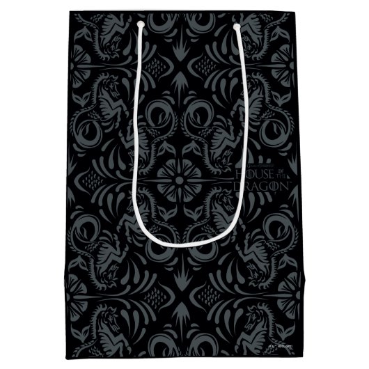 HOSE OF THE DRAGON | Velaryon Diamond Pattern Medium Cadeauzakje (Achterkant)