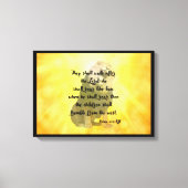 Hosea 11:10 Bijbelverse Scripture Canvas Wall Art (Voorkant)