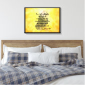 Hosea 11:10 Bijbelverse Scripture Canvas Wall Art (Insitu (Slaapkamer))