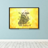 Hosea 11:10 Bijbelverse Scripture Canvas Wall Art (Insitu (Houten vloer))