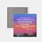 Hosea 14:4 magneet (Voorkant / Achterkant)