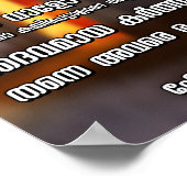 Hosea 1:7 Malayalam Bijbelverse Poster (Hoek)