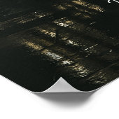 Hosea 6:3 Hij zal naar ons toe komen als de regen! Poster (Hoek)