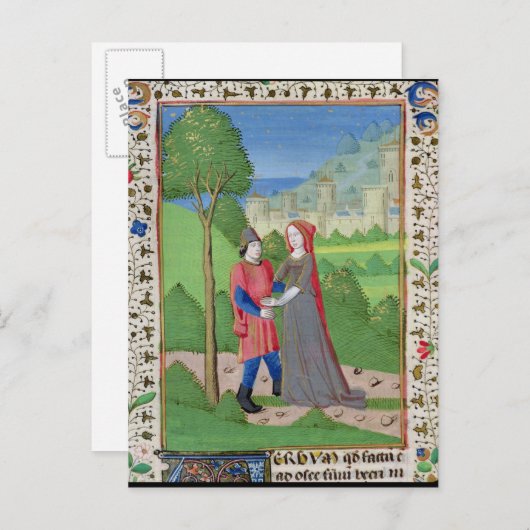 Hosea en Prostitute uit de Bijbel Briefkaart (Voorkant / Achterkant)