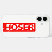 Hoser Stamp Case-Mate iPhone Case (Achterkant (horizontaal))