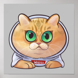 Hosico Cartoon Poster