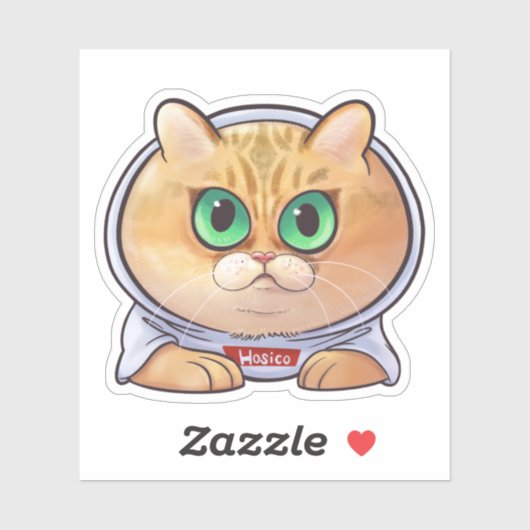 Hosico Cartoon Sticker (Vel)