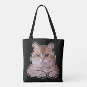Hosico Cat Tote Bag (Achterkant)