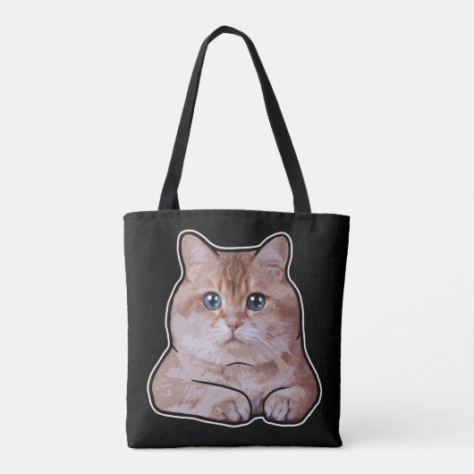 Hosico Cat Tote Bag (Achterkant)