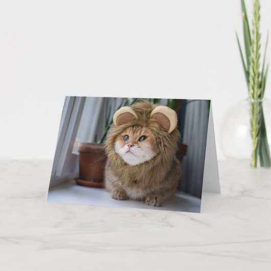 Hosico lion kaart (Voorkant)