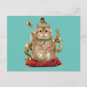 Hosico Maneki-neko Briefkaart