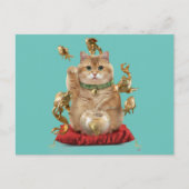 Hosico Maneki-neko Briefkaart (Voorkant)