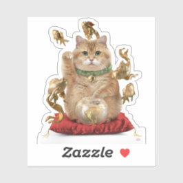 Hosico Maneki-neko Sticker
