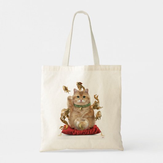 Hosico Maneki-neko Tote Bag (Achterkant)