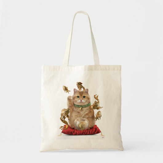 Hosico Maneki-neko Tote Bag (Voorkant)