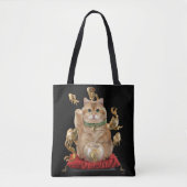 Hosico Maneki-neko Tote Bag (Voorkant)