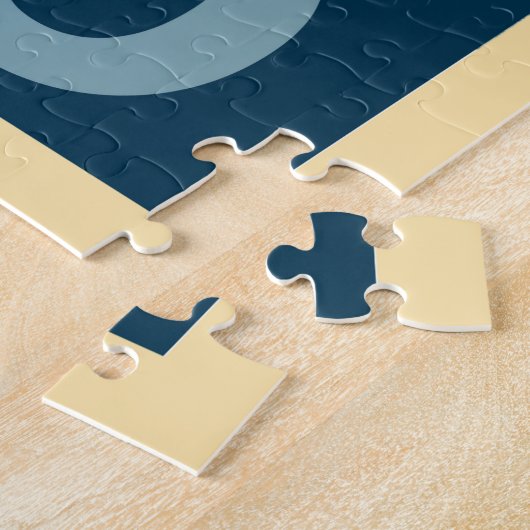 Hosico - Red Blue Illustration Legpuzzel (Zijkant)