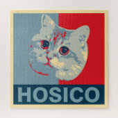 Hosico - Red Blue Illustration Legpuzzel (Verticaal)
