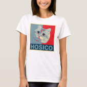 Hosico - Red Blue Illustration T-shirt (Voorkant)