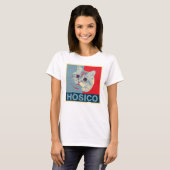 Hosico - Red Blue Illustration T-shirt (Voorkant volledig)