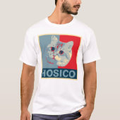 Hosico - Red Blue Illustration T-shirt (Voorkant)