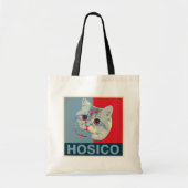 Hosico - Red Blue Illustration Tote Bag (Voorkant)