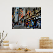 Hosier Lane's Street Art en Graffiti - Melbourne Poster (Keuken)