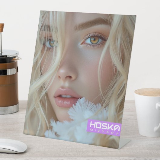 HOSKA RECLAMEBORD MET VOETSTUK (Insitu)