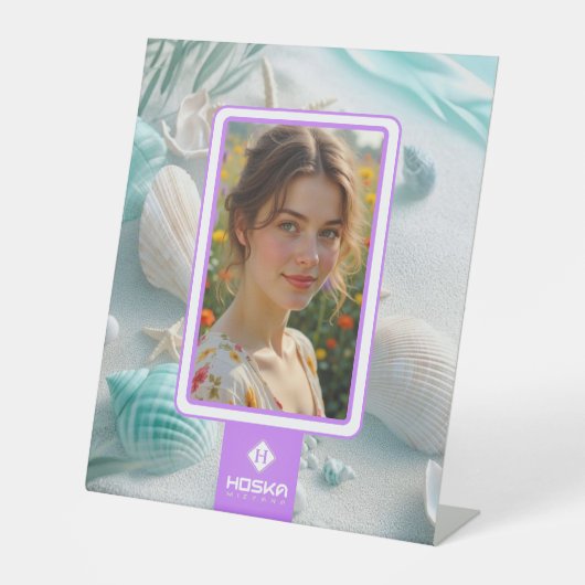 HOSKA RECLAMEBORD MET VOETSTUK (Voorkant)