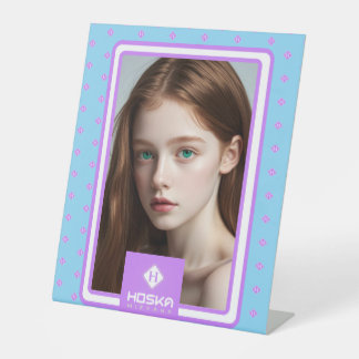 HOSKA RECLAMEBORD MET VOETSTUK