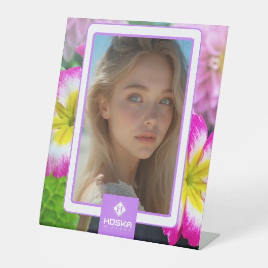 HOSKA RECLAMEBORD MET VOETSTUK (Voorkant)