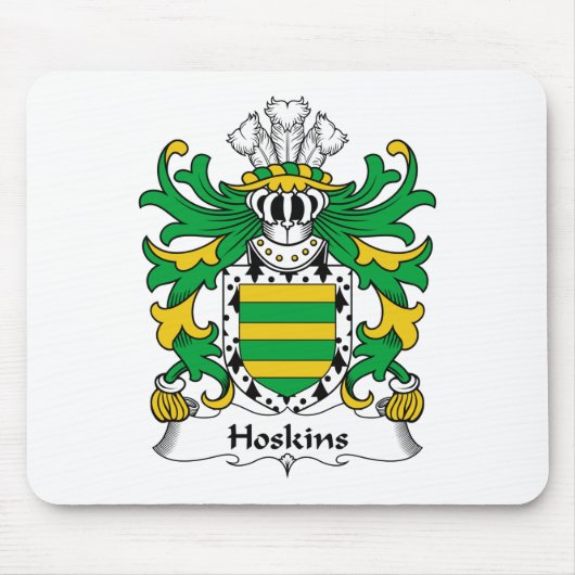 Hoskins Family Crest Muismat (Voorkant)