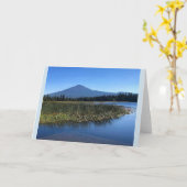 Hosmer Lake in Summer, OR Kaart (Gele Bloem)