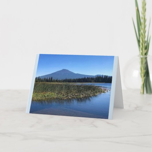 Hosmer Lake in Summer, OR Kaart (Voorkant)