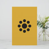 Hosokawa ster briefpapier (Staand voorkant)