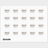 Hospice Aide | Hospice Nursing | Ziektedienst Ronde Sticker (Vel)