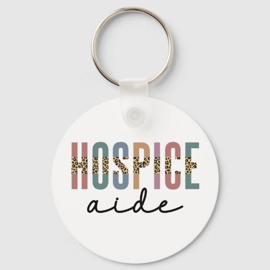 Hospice Aide | Hospice Nursing | Ziektedienst Sleutelhanger (Voorkant)
