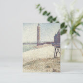 Hospice and Lighthouse, Honfleur van Georges Seura Briefkaart (Staand voorkant)