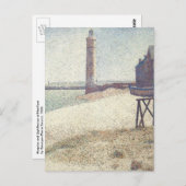 Hospice and Lighthouse, Honfleur van Georges Seura Briefkaart (Voorkant / Achterkant)