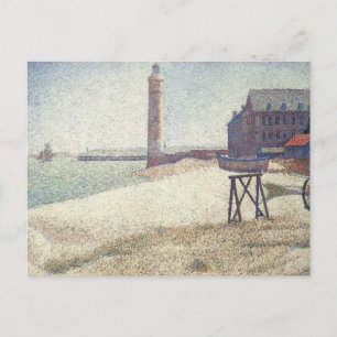 Hospice and Lighthouse, Honfleur van Georges Seura Briefkaart