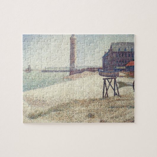 Hospice and Lighthouse, Honfleur van Georges Seura Legpuzzel (Horizontaal)